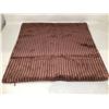 Image 2 : Mernette Pack of 2 Corduroy Striped Dark Brown Cushion Covers