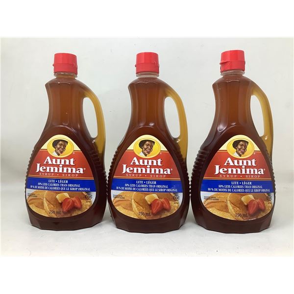 Aunt Jemima Lite Table Syrup (3 x 750ml)