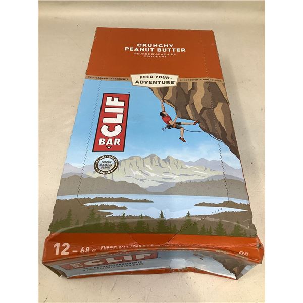 Clif Bar crunchy peanut butter box of 12 x 68g