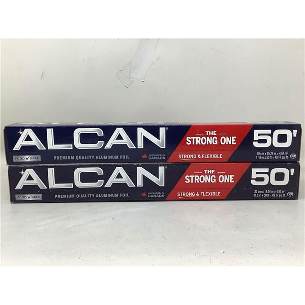 Alcan Aluminum Foil lot of 2 x 50ft