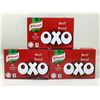 Image 1 : OXO Beef Bullion lot of 3 x 72g