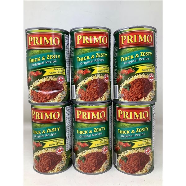 Primo Thick n Zesty sauce lot of 6 x 680ml