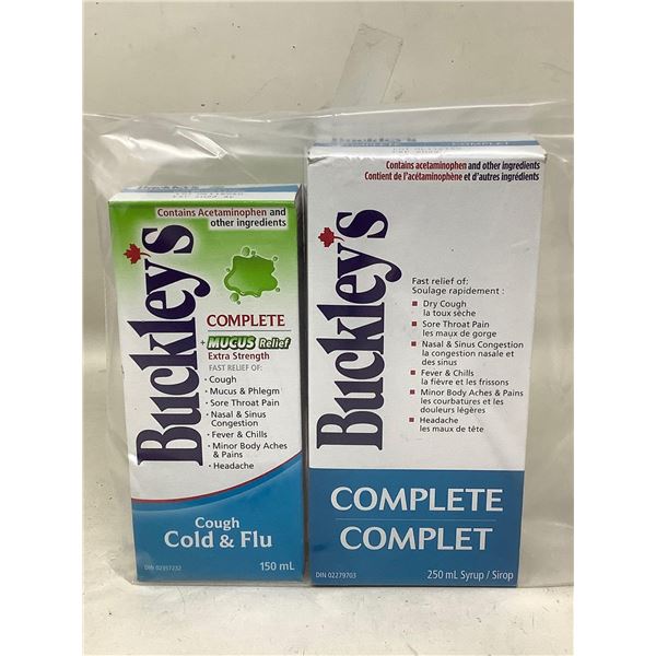 BuckleysÊcough and cold medicine lot of 2