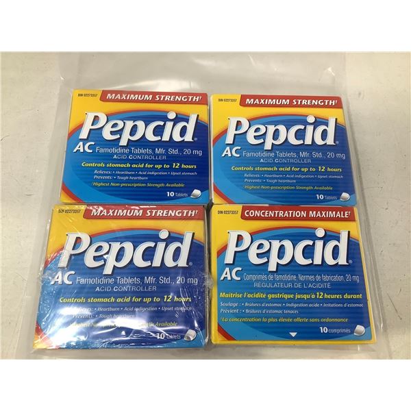 Pepcid AC maximum Strength lot of 4 x 10