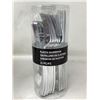 Image 2 : Plastic Silverware sets 32 pc. lot of 4