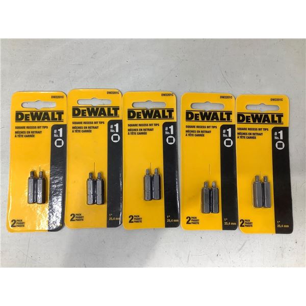 DewaltÊRobertson #1 Bits lot of 5 x 2