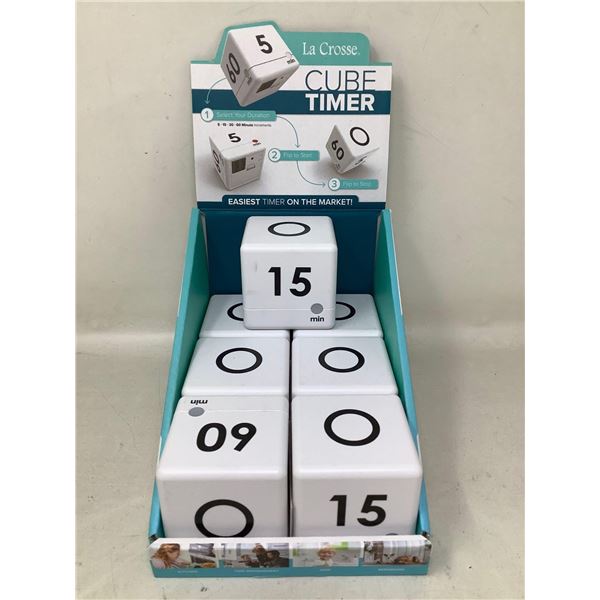 Cube Kitchen Timers lot of 7 NEW