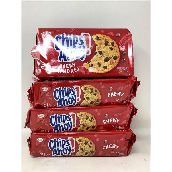 Chips Ahoy Chewy lot of 4 x 271g