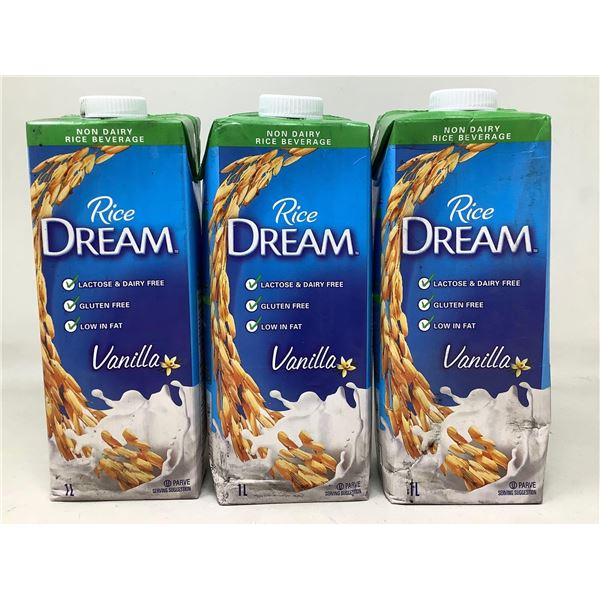 Rice Dream Vanilla lot of 3 x 1L