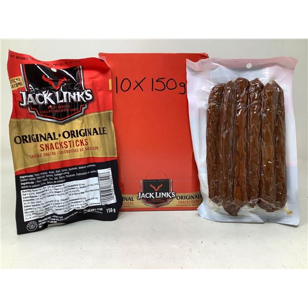 Jack Links original snacksticks lot of 10 x 150g