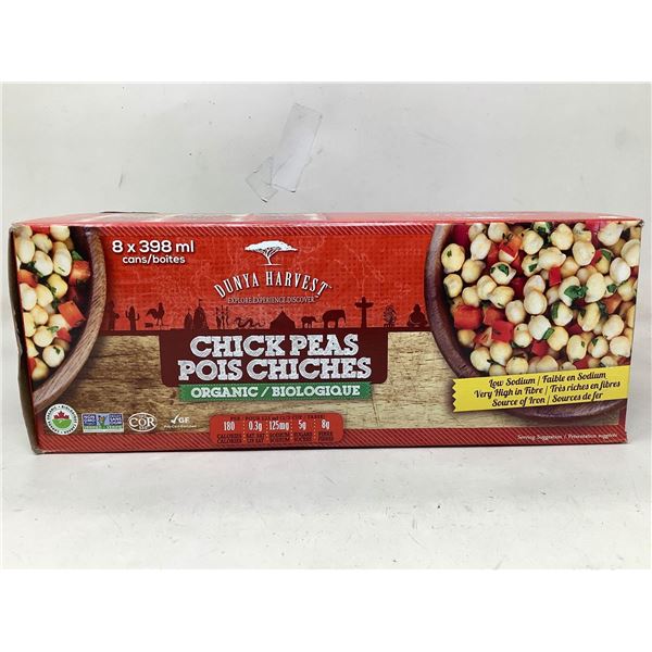 Dunya Harvest Chick Peas organicÊlot of 8 x 398ml