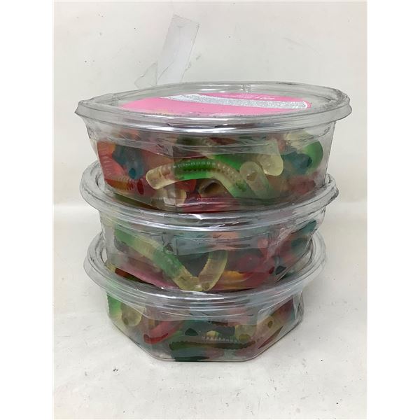 Compliments Gummi Worms lot of 3 x 600g
