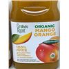 Image 2 : Grown right Organic Mango Juice lot of 2 x 1.89L