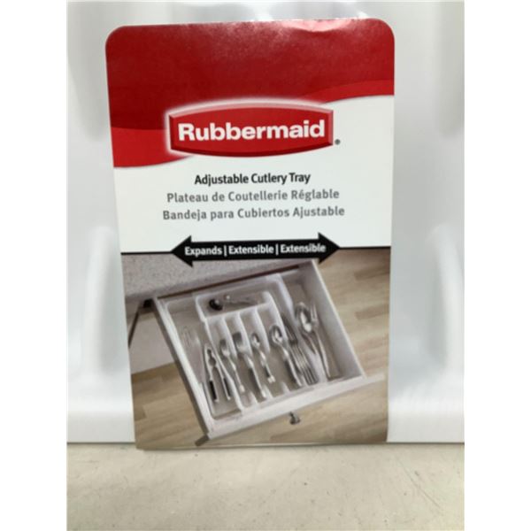 Rubbermaid adjustable cutlery tray