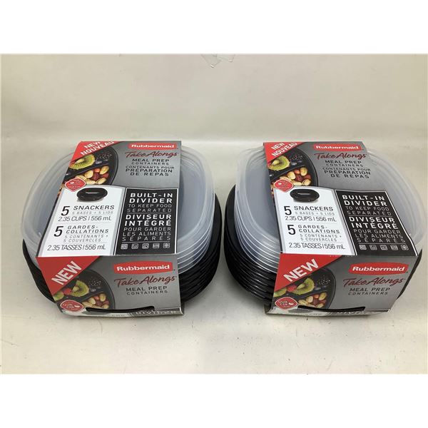 RubbermaidÊTake alongs lot of 2 x 5