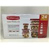 Image 1 : Rubbermaid easy find lids 24 piece storage set