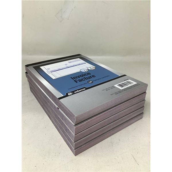 Adams invoice books lot of 5