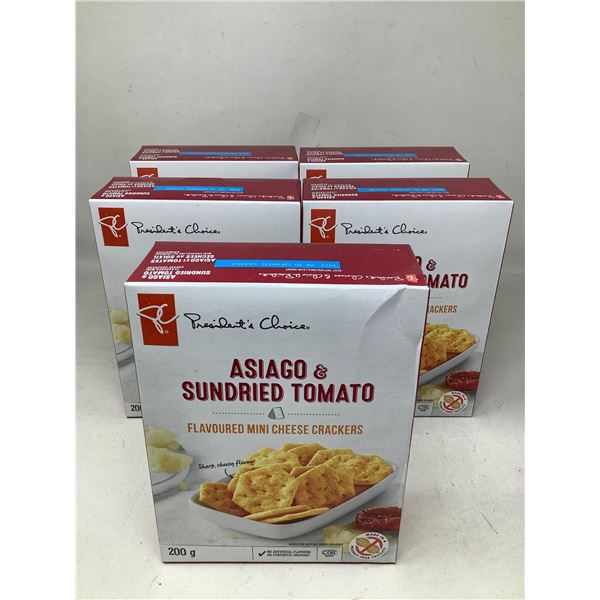 PC Asiago & Sundried tomato crackers lot of 5 x 200g