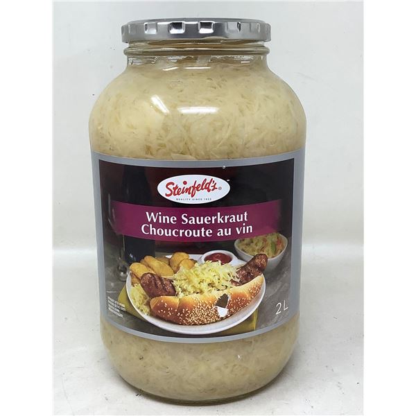 Steinfelds Wine Sauerkraut 2L Jar
