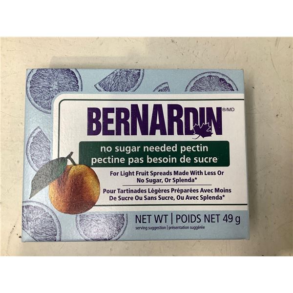 Bernardin no sugar Pectin case lot of 12 x 49g