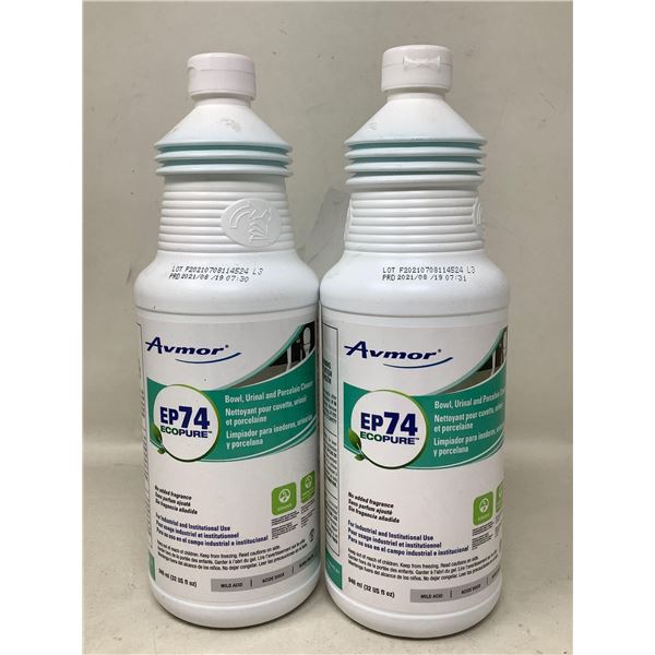 Avmor EP74 Industrial Toilet Cleaner lot of 2 x 946ml