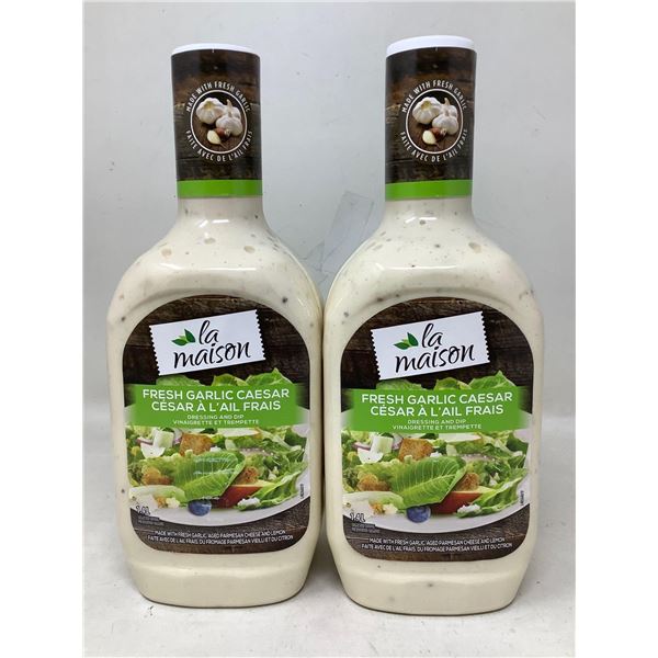 La Maison Fresh Garlic caesar Dressing lot of 2 x 1.4L