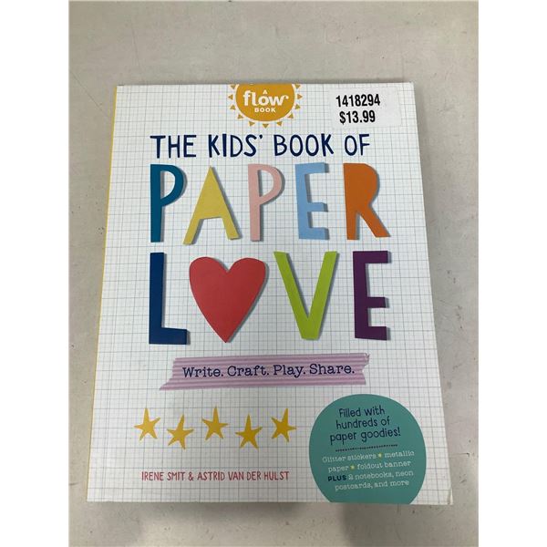 Flow the kid book of paper craft activity book