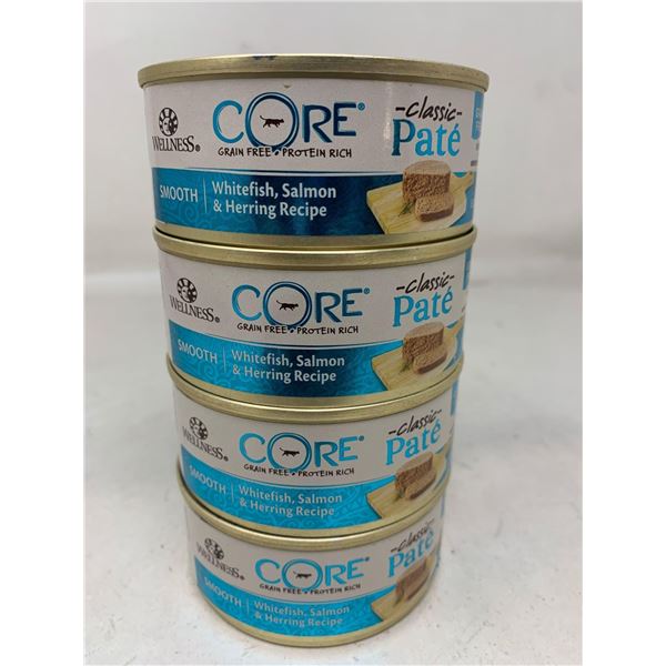 Core Classic Pate whitefish, salmon, herring cate food lot of 4 x 150g