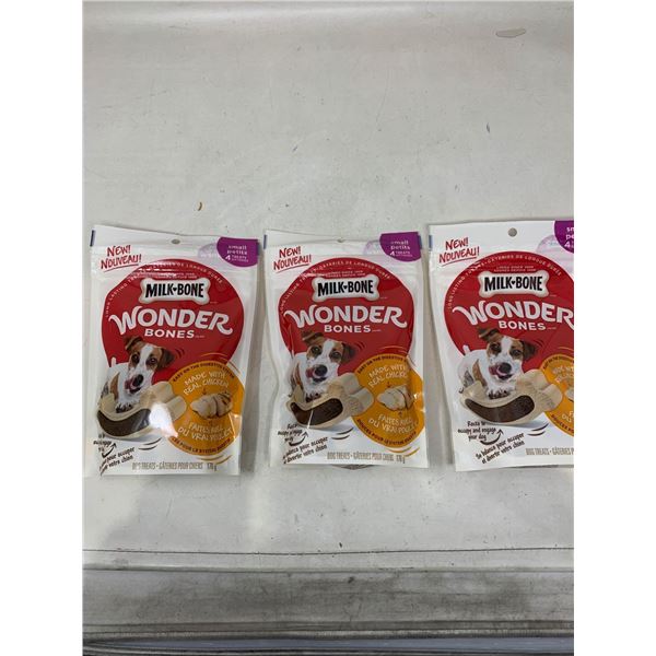 Milkbone Wonder Bones lot of 3 x 176g