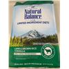 Image 1 : Natural Balance LID Lamb & Brown Rice recipeÊDog food 12lbs bag