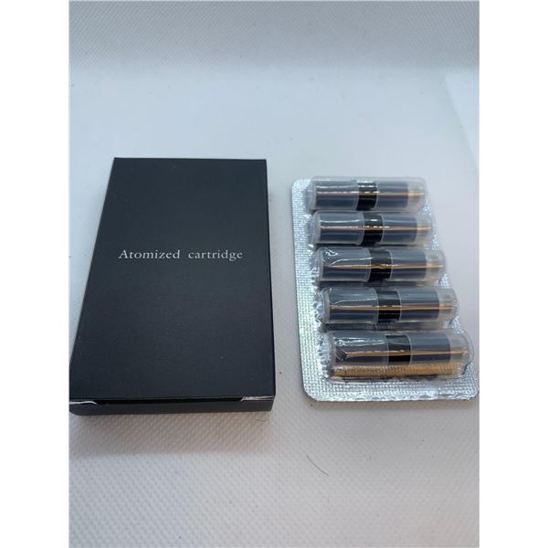 Box of 5 - Atomized cartridges for E Cigarettes- (ITEM - F)