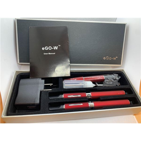 eGO-W NEW Vape Pen Starter Kit with charger and accessories Red - (ITEM-M)