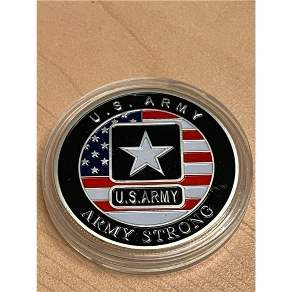 US Army Strong Airborne Brigade Sky Soldiers Commemorative Veterans coin