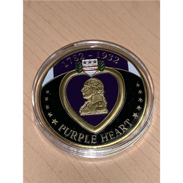 1782-1932 USA Purple Heart for military merit commemorative coin