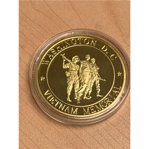 Vietnam War memorial Washington USMC commemorative coin