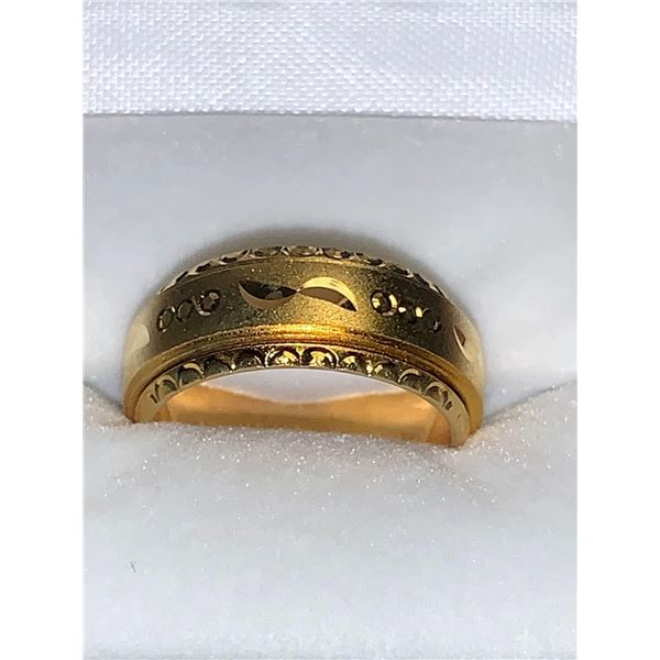 Gents Celtic Style Spinning ring size 9