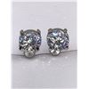 Image 1 : Solitaire stud Earrings Brilliant Cut 1.0 Carat