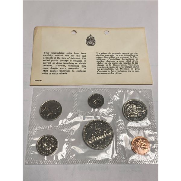 Royal Canadian Mint Issued 1969 Proof Sealed Coin Set