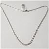 Image 1 : Silver 17" 9.3G Necklace (~Size )((~length inches), Suggested Retail Value $100