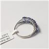 Image 4 : 10K White Gold Tanzanite(2.3ct) Ring (~Size 6) (~length inches) (~weight 2g), Made in Canada, Apprai