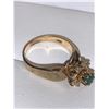 Image 3 : Emerald Solitaire Ladies ring .32 Carat Round Cut set in 14K Gold with Appraisal of $1,400.00
