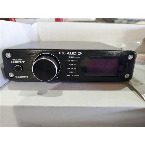 FX AUDIO Bluetooth 5.0 HiFi Amplifier Home Audio for Subwoofer with Remote Control—DSP TAS5342A 60W 