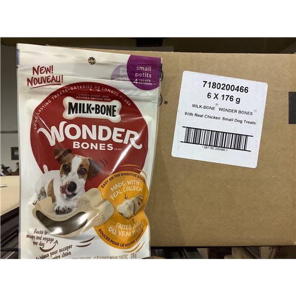 Milk Bone Wonder Bones in Resealable bags 6 - 176g Bags