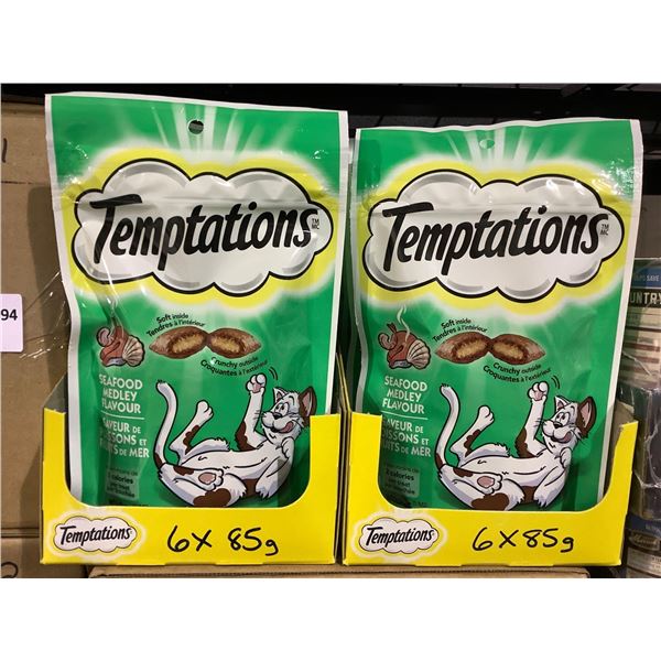 Temptations Seafood Medley Cat Treats 12X85g