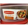 Image 2 : Rubbermaid Easy Find Lids  2.5 Gallon Food Storage Containers X2