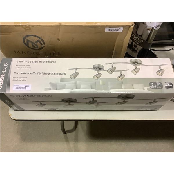 Set of 2 Uber Haus 3 Light Track Lighting