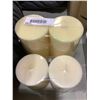 Image 2 : *NEW* Ivory Colored Pillar Candles 2X6" & 2X4"