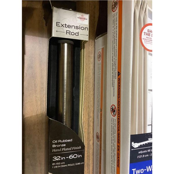 *NEW* 32"-6-" Oil Rubbed Bronze Adjustble Extension Rod