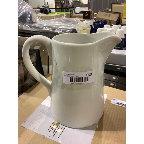 *NEW* Everyday White Porcelain Water Pitcher