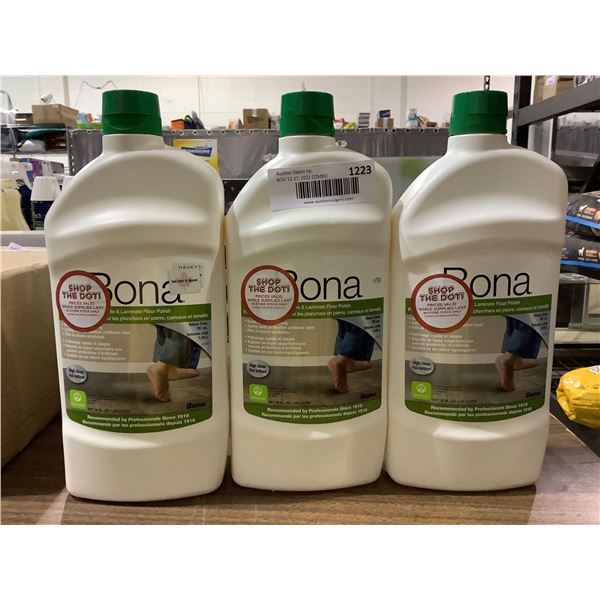 Bona Laminate Floor Polish 3X36oz